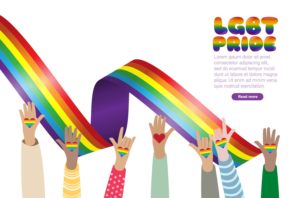 LGBTQ Rainbow Color Fonts, a Font by Fox7 By Rattana (Photo 6 of 8)
