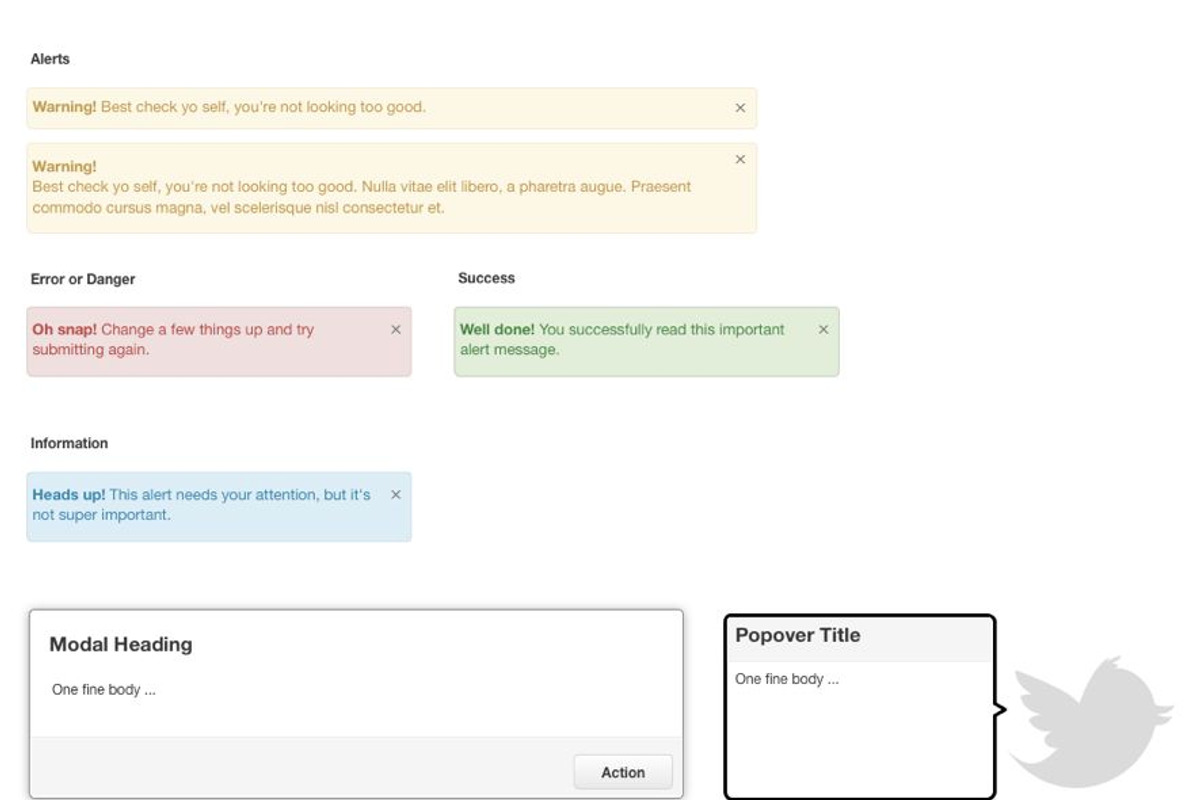 Illustrator Twitter Bootstratp UI, a Product Mockup by Amir Khella (Photo 3 of 5)