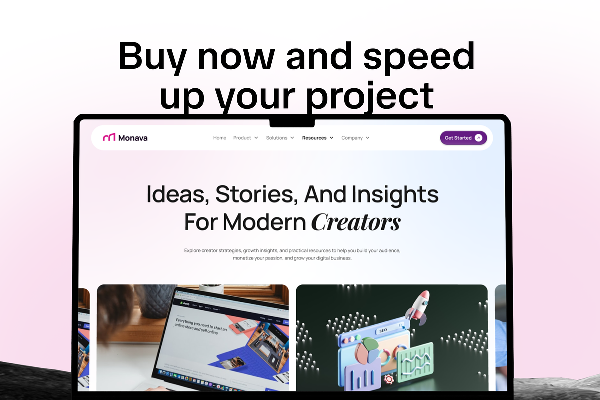 Monava - Creator Monetization UI Kit, a Landing Page Template by Agensip Design Agency (Photo 10 of 10)