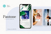 Pantone Stories | Canva & PS, a Social Media Template by Stories Collective (Thumbnail 1 of 5)