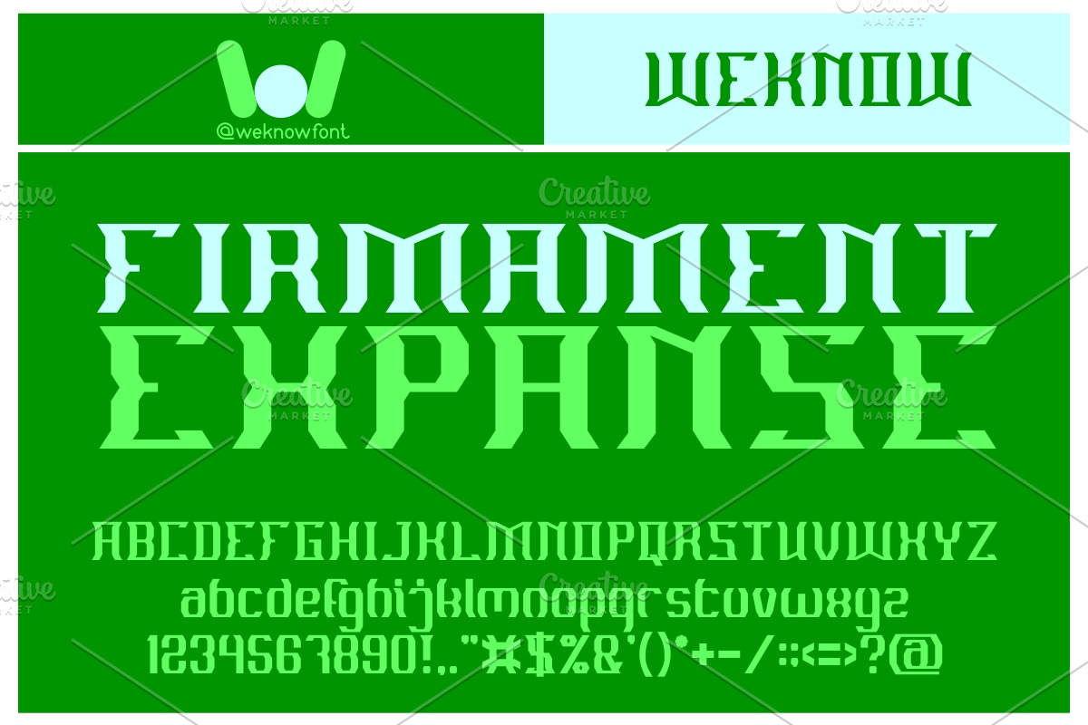 Material Science font, a Font by weknow (Photo 4 of 5)