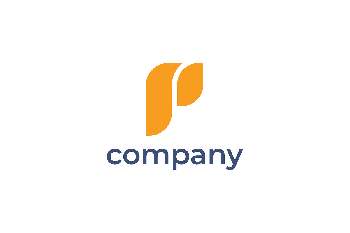 Initial letter P Orange Logo, a Branding & Logo Template by sancreastd.