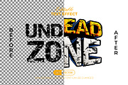 Horror Text Effect Sticker Style, a Layer Style Add-On by Mockmenot (Thumbnail 2 of 3)