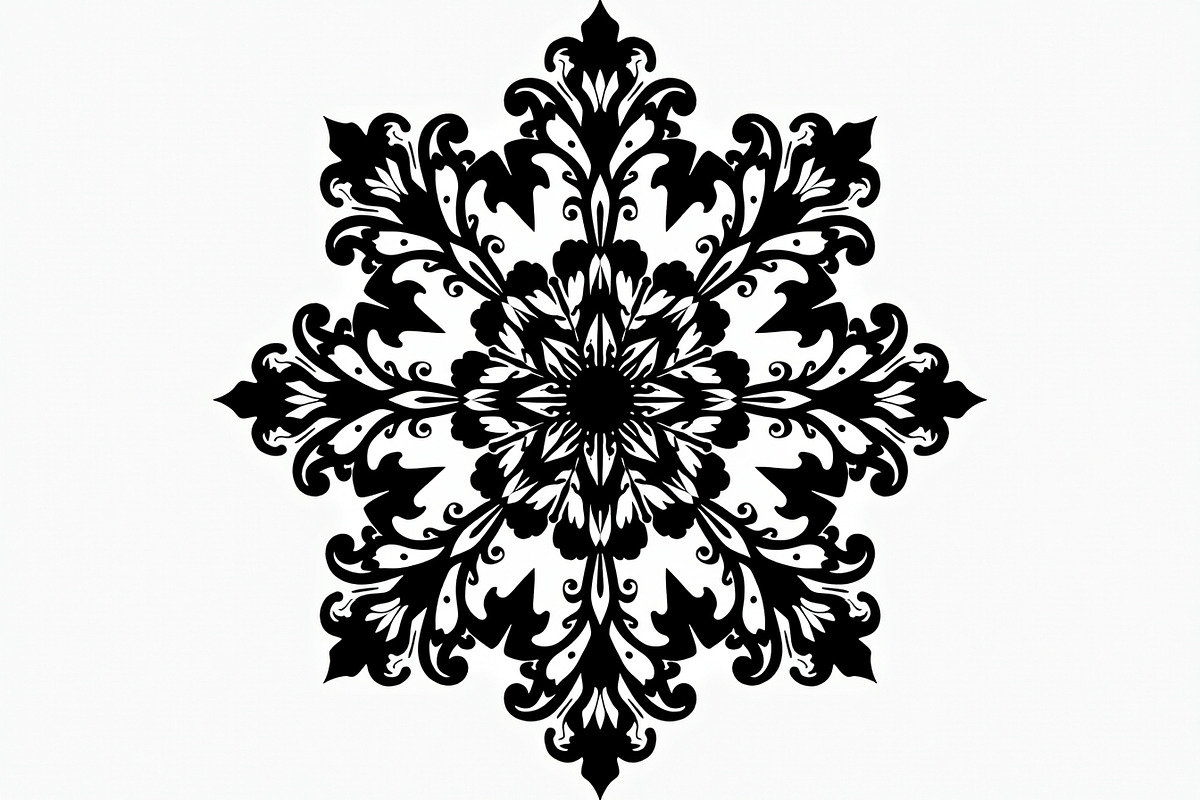 Floral Ornament Mandala, an Illustration by musafir_fashion (Photo 3 of 9)