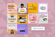 Energetic Instagram Templates CANVA, a Social Media Template by AndrewPixel (Thumbnail 16 of 27)