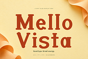Mello Vista - Bold Retro Rounded, a Slab Serif Font by Colorsfav (Thumbnail 1 of 8)