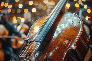 cello on stage, a Photo by Pictures for you!!!!!!!!!