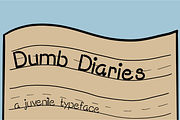 Dumb Diaries Display Typeface, a Blackletter Font by Rachel McBride Creative (Thumbnail 1 of 5)