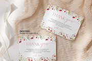 Baby in Bloom Thank You Card Mockup, an Invitation Template by Digital_Mind (Thumbnail 2 of 5)