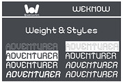 Adventurer font, a Font by weknow (Thumbnail 7 of 8)