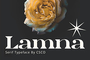 Lamna – Wide Serif Font, a Serif Font by Craft Supply Co. (Thumbnail 1 of 8)