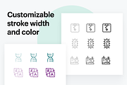 100+ School & Science Icons, an Outline Icon by Fantastic Greg (Thumbnail 2 of 4)