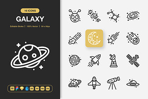 Galaxy Icons