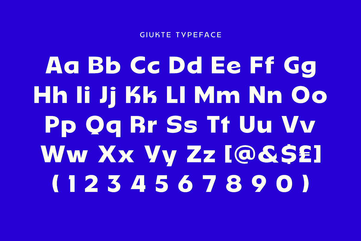 Giukter – Modern Display Typeface, a Sans Serif Font by ESEM (Photo 9 of 9)
