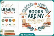 Librarian Quotes Bundle, an Object Graphic by Actual Pixel (Thumbnail 3 of 20)