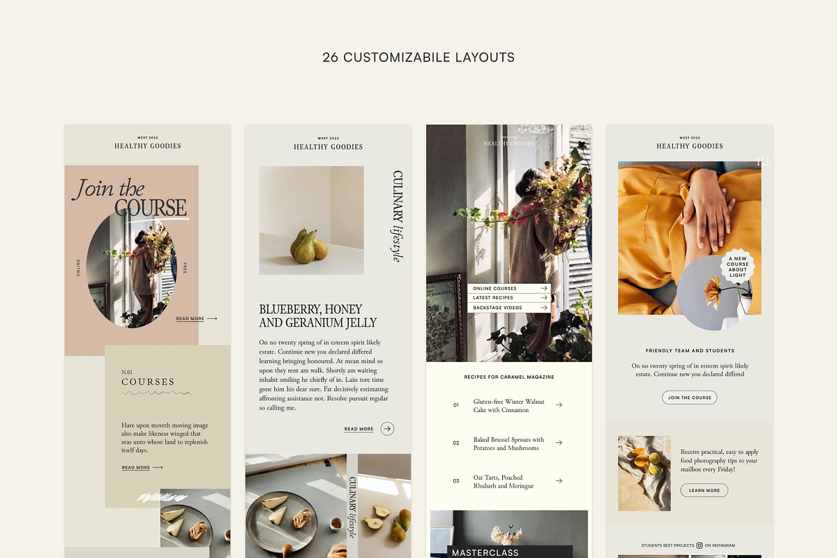 Thyme Newsletter Templates - Canva, an Email Template by Sparrow & Snow (Photo 11 of 20)