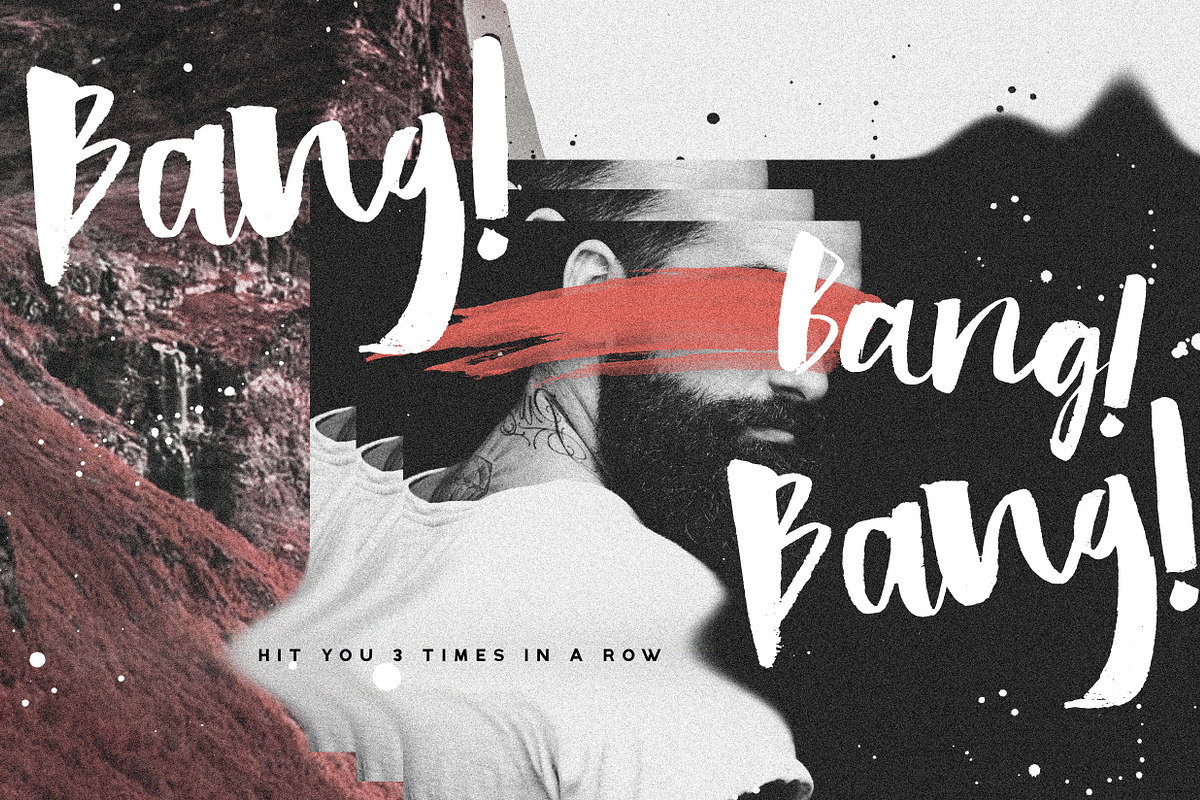 Hastagirl Chic brush watercolor font, a Font by Konstantine Studio (Photo 2 of 9)