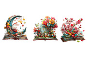 whimsical easter storybook bundle, an Illustration by CreationArt (Thumbnail 2 of 6)
