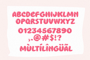 Chewy Bubble - Fat & Handy Font