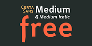 Certa Sans, a Sans Serif Font by Glen Jan (Thumbnail 10 of 10)