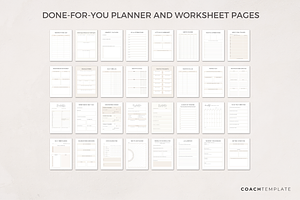 Manifesting Workbook Canva Template