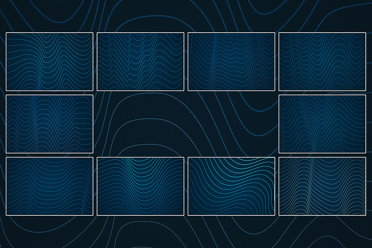 Turbulent Gradient Line Backgrounds, a Background Graphic by Partikusi Design (Photo 3 of 3)