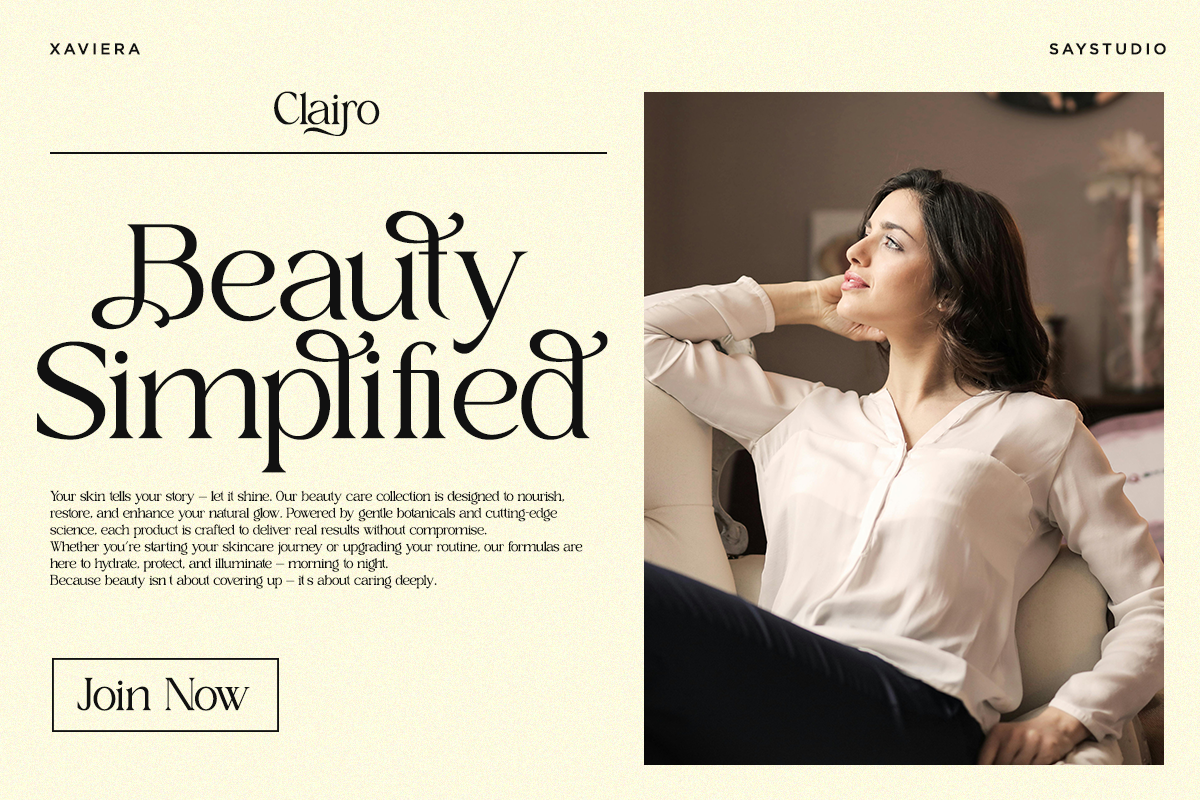 Xaviera - Luxury Serif Font, a Serif Font by Say Studio (Photo 3 of 13)