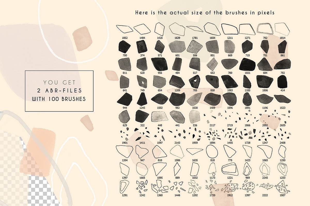 All Photoshop Stamp Brushes Bundle, a Brush Add-On by Struvictory.art (Photo 7 of 37)