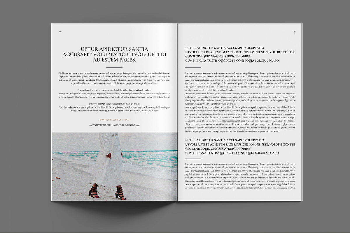Book Title Layout Design Template, a Magazine Template by ElvinPrint (Photo 9 of 17)