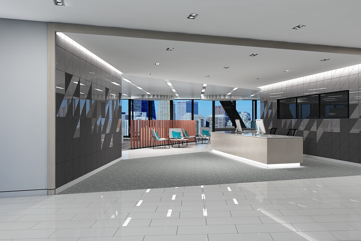Full Office Interior 26, an Architecture 3D Model by Giimann (Photo 3 of 23)