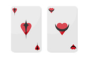 Playing Cards Design with Hearts, a Decorative Illustration by PsychocheArt (Thumbnail 3 of 4)