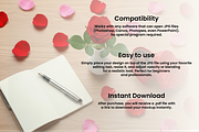 Valentine Aesthetic Desk Mockup 1000, a Packaging Mockup by KennedyStudio (Thumbnail 11 of 11)
