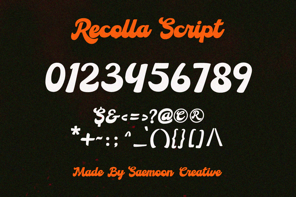 Recolla, a Script Font by saemoon creative (Photo 11 of 15)