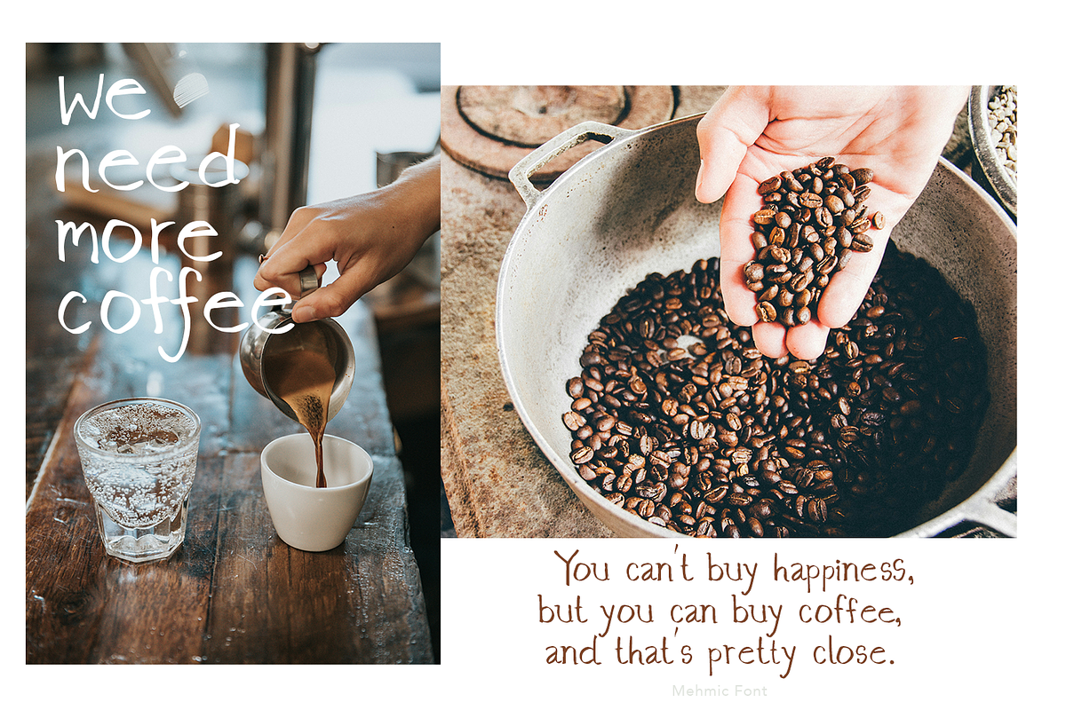Mehmic Font, a Handwritten Font by madeDeduk (Photo 2 of 10)