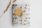 Set of pattern with cute bear, a Pattern Graphic by lindoet23 (Thumbnail 3 of 3)