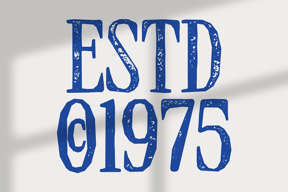 CS Quack Stamp, a Serif Font by Craft Supply Co. (Photo 3 of 8)