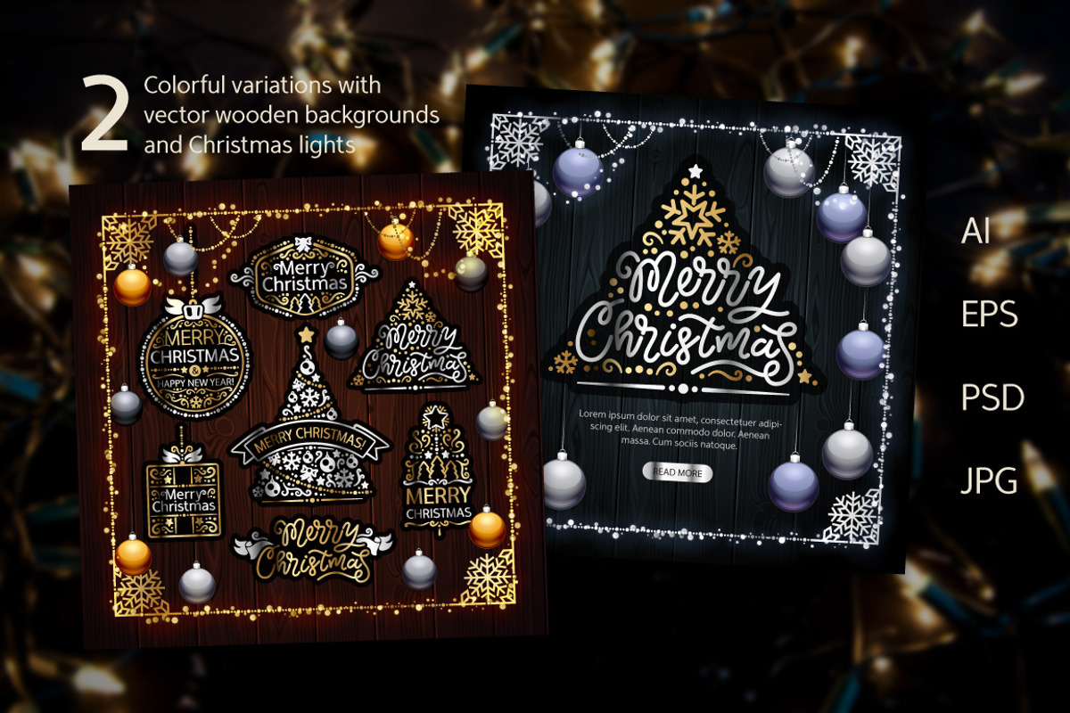 Vibrant Christmas, a Decorative Illustration by Voysla's Shop (Photo 3 of 6)