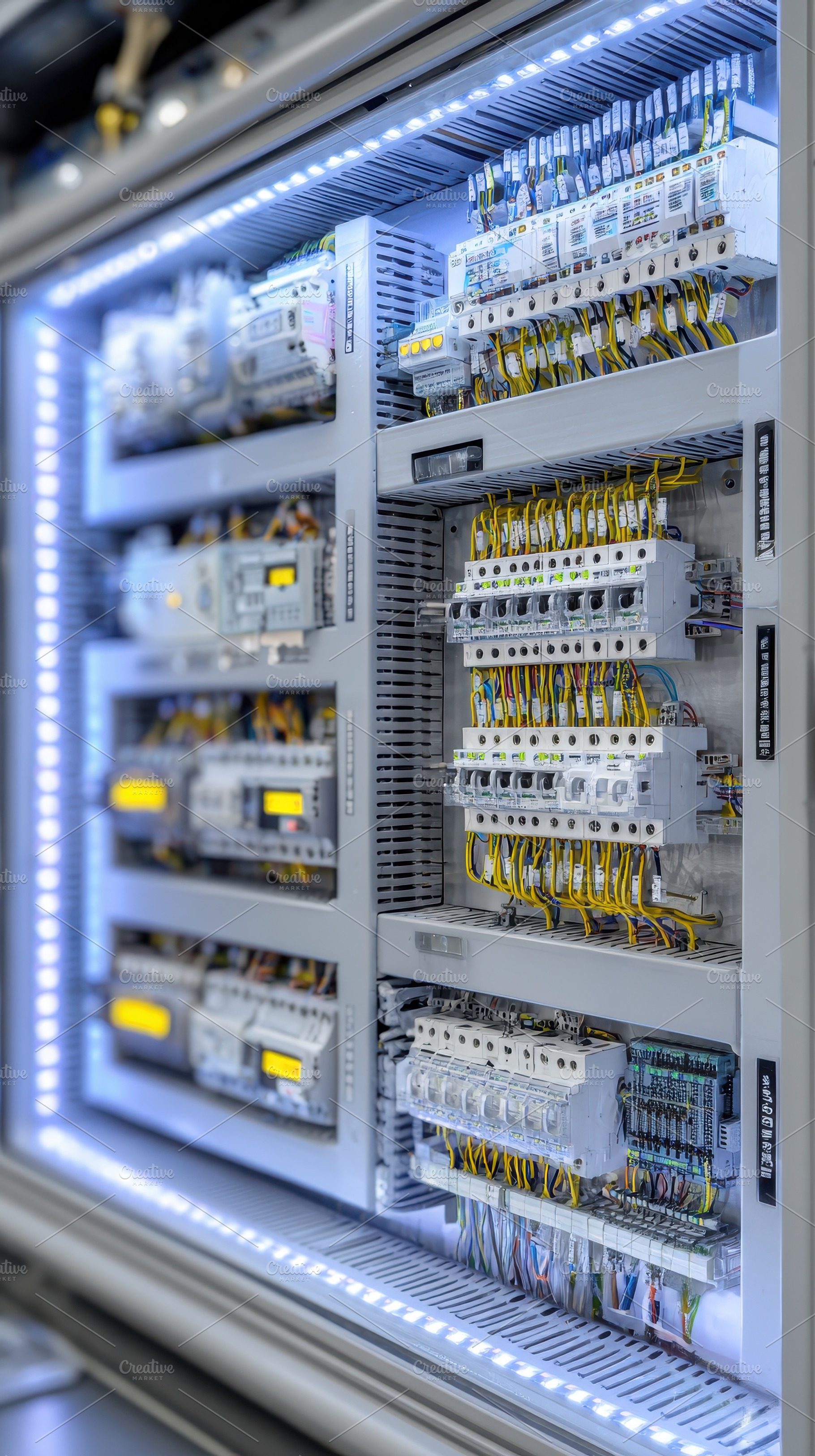 Electrical Control Panel Wiring Syst, a Photo by Pixeness Studio