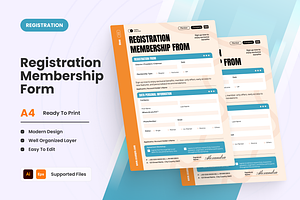 Workshop Registration Form, a Flyer Template by SquidPixey