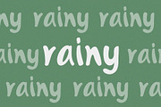 Rainy Handwritten Font, a Handwritten Font by Ruddean2109 (Thumbnail 9 of 10)