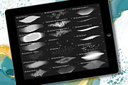 Realistic Alcohol Ink Brushes, a Brush Add-On by Angela Roze (Thumbnail 4 of 7)