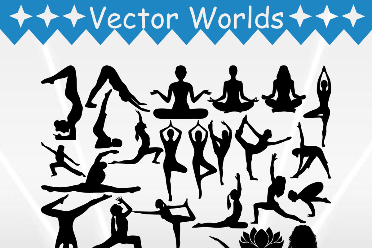 Yoga Svg, Gym, Workout, Home Svg, an Object Graphic by VectorWorlds (Photo 2 of 3)