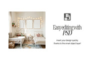 Nursery Frame Mockup Set Of 3 Frames, a Mockup by First Impression Mockups (Thumbnail 2 of 4)