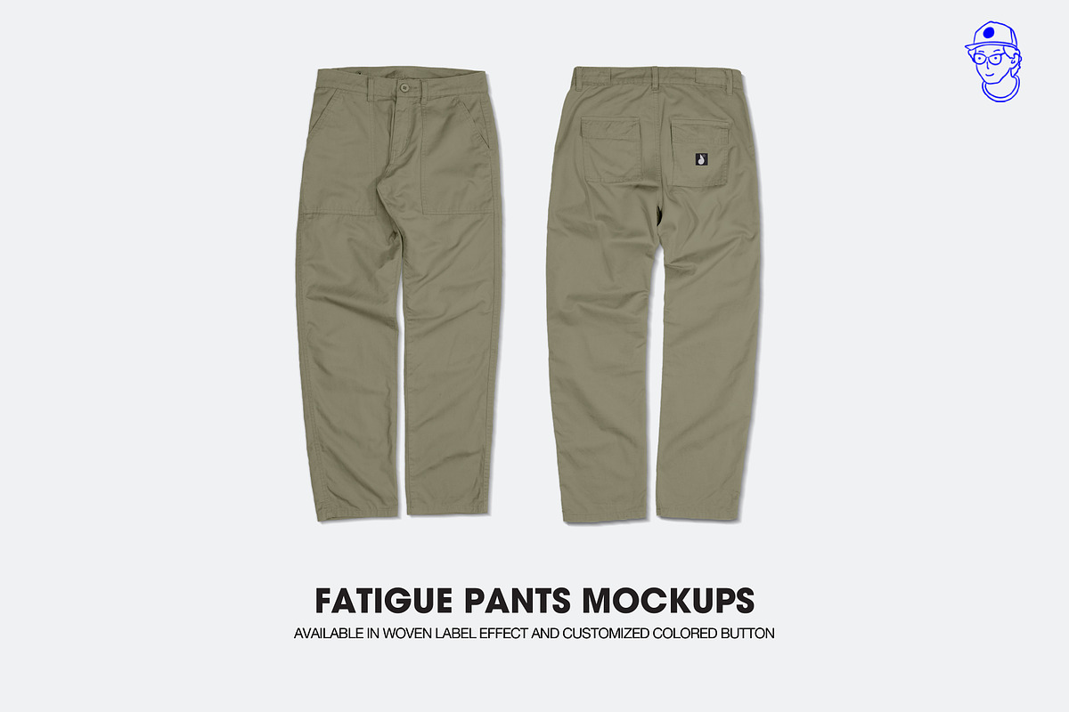Fatigue Pant Mockups, a Bottom Mockup by made_by_nope (Photo 4 of 5)