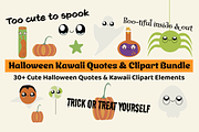 Kawaii Halloween Magic Pack, an Illustration by ElicoelhoDesign Shop (Thumbnail 1 of 5)