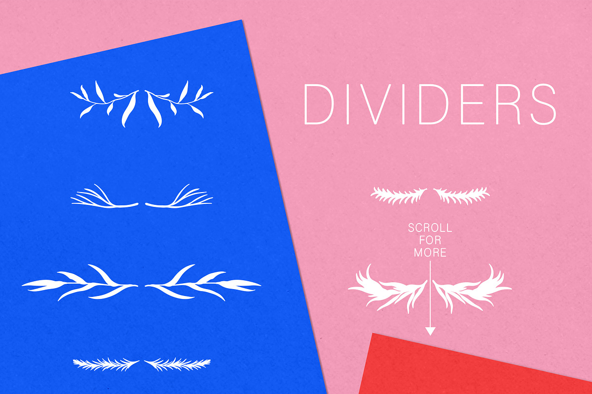 Botanical Vector Silhouettes, a Decorative Illustration by digiful (Photo 3 of 6)