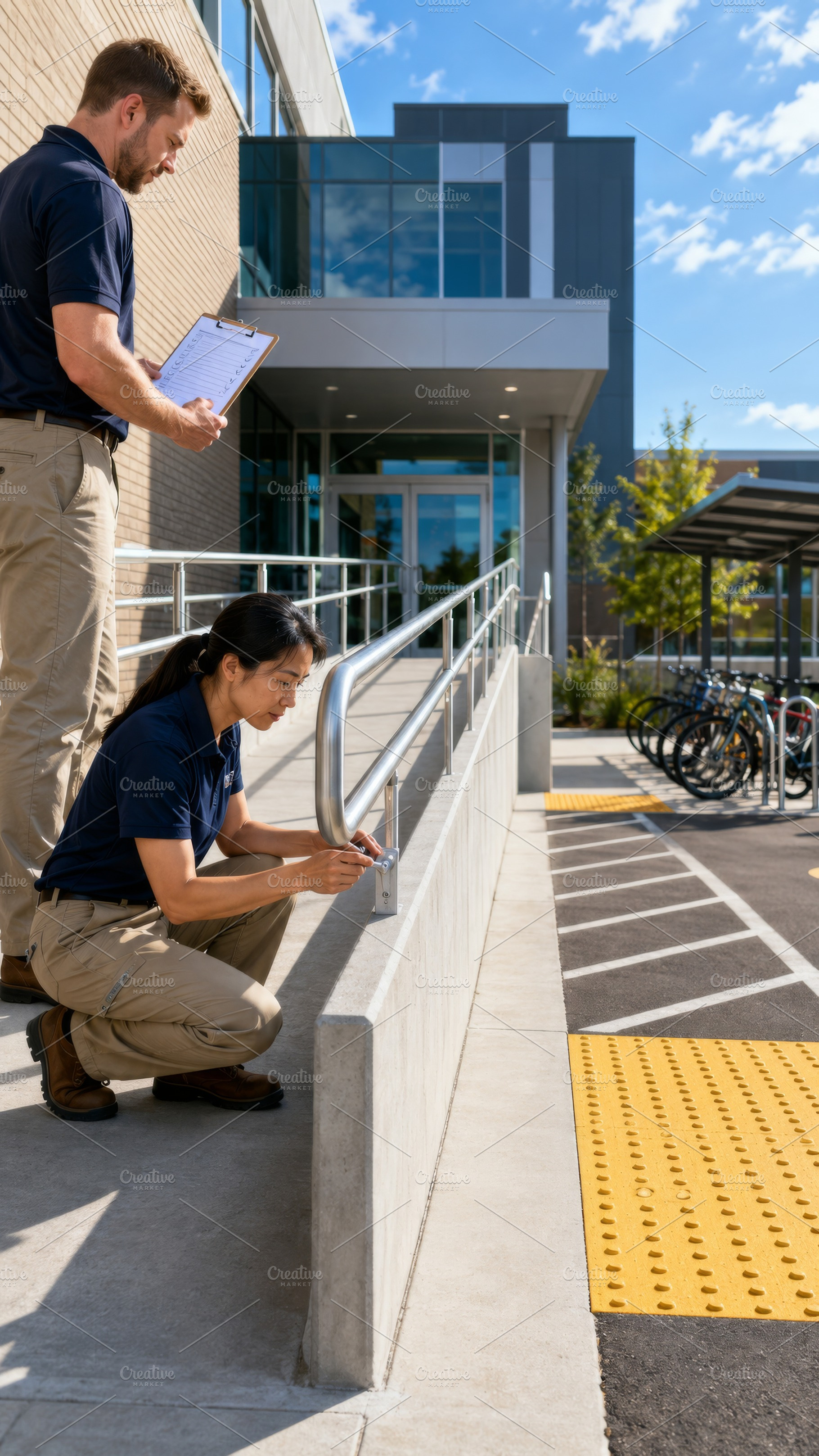 Education infrastructure inspection, a Photo by Dvoevnore photos
