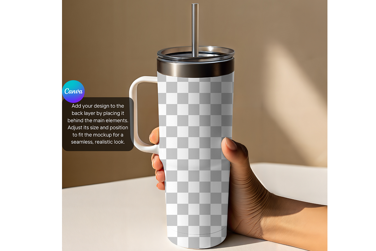 Travel Cup Mock-up for Branding, a Product Mockup by MockupWizard (Photo 3 of 5)