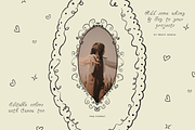 Line art hand drawn spiral frames, an Object Graphic by Grace Noboa Illustrations (Thumbnail 7 of 13)