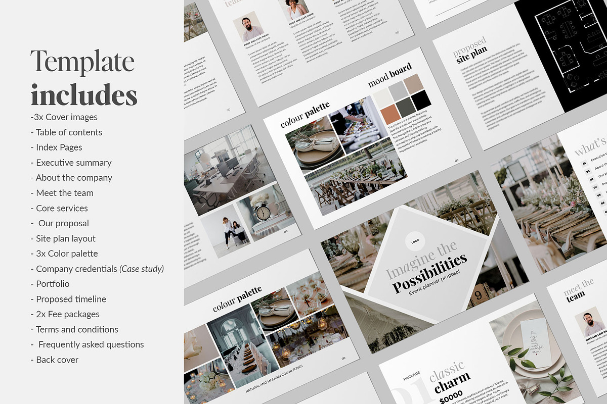 Event and Wedding Planner Template, a Print Template by InkBlue Templates (Photo 3 of 8)